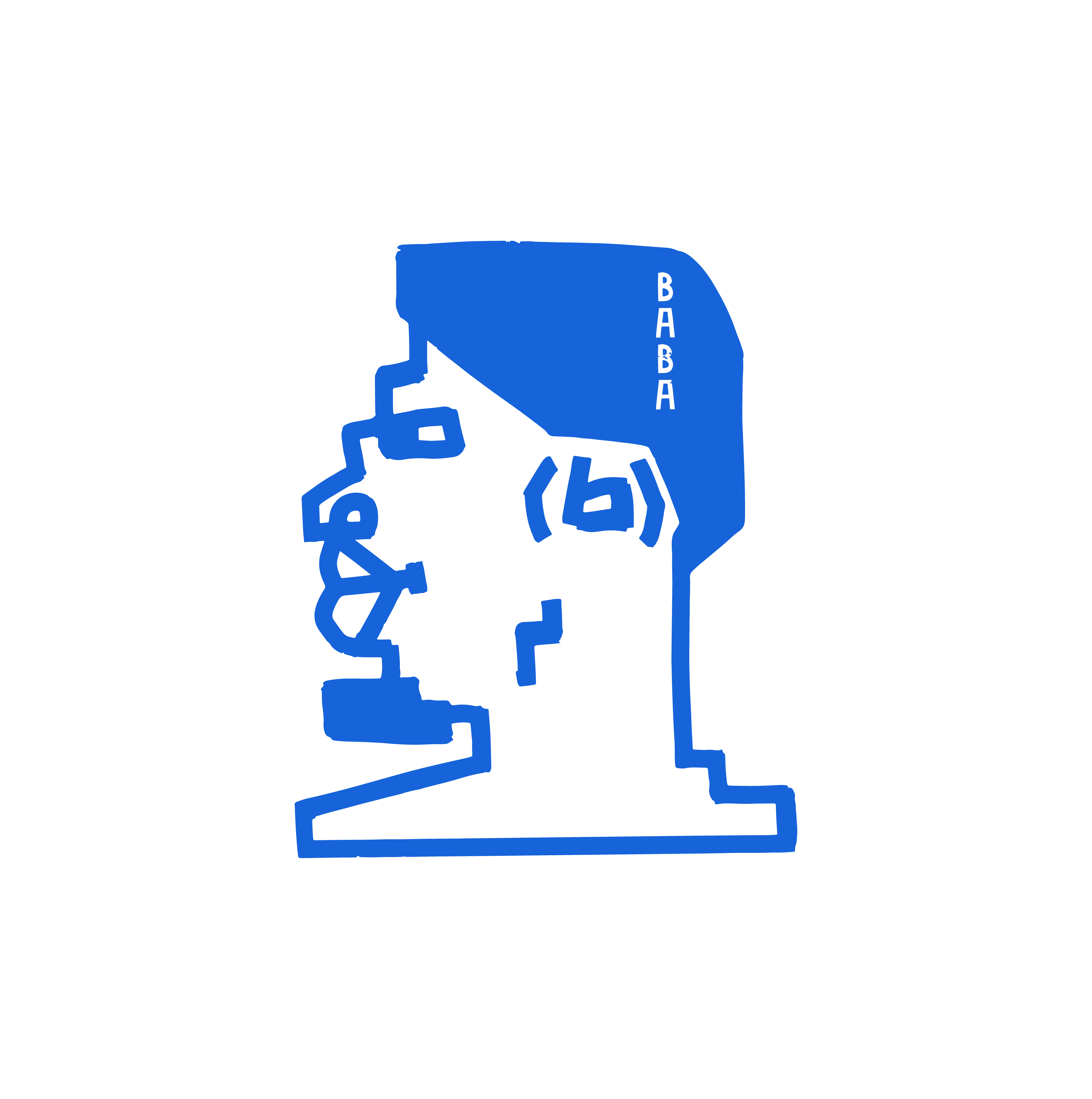 Blue character