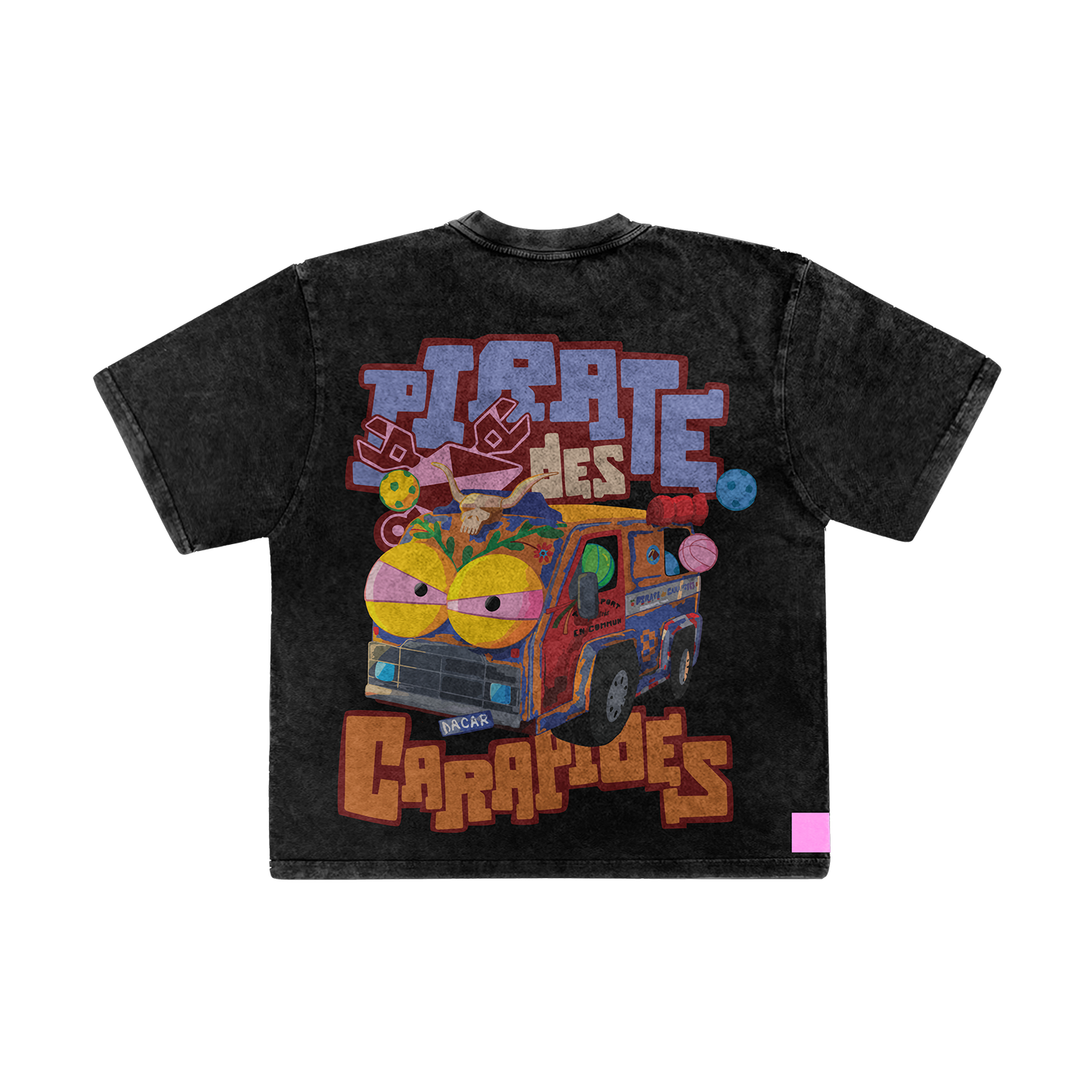 t-shirt boxy pirate de carapides